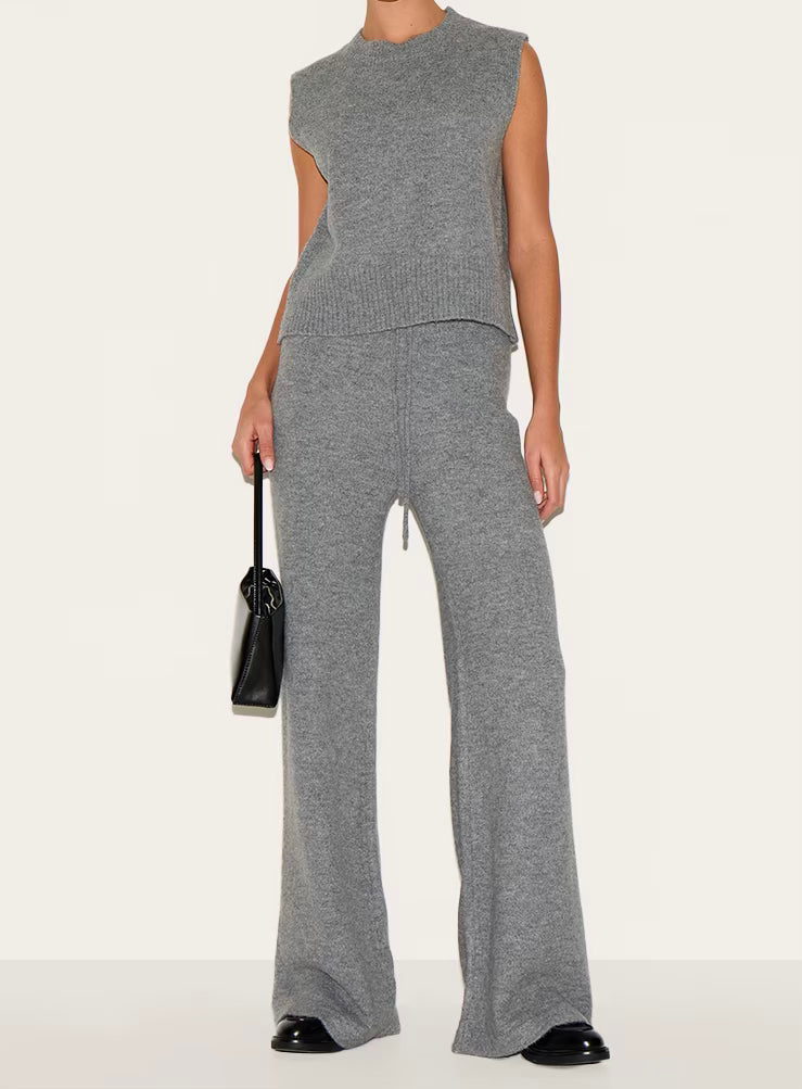 Charcoal Soft Knit Co-Ord Set