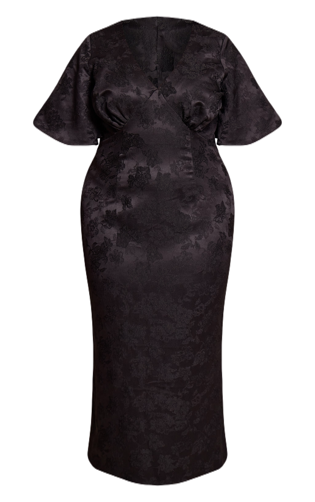 Floral Jacquard Maxi Dress